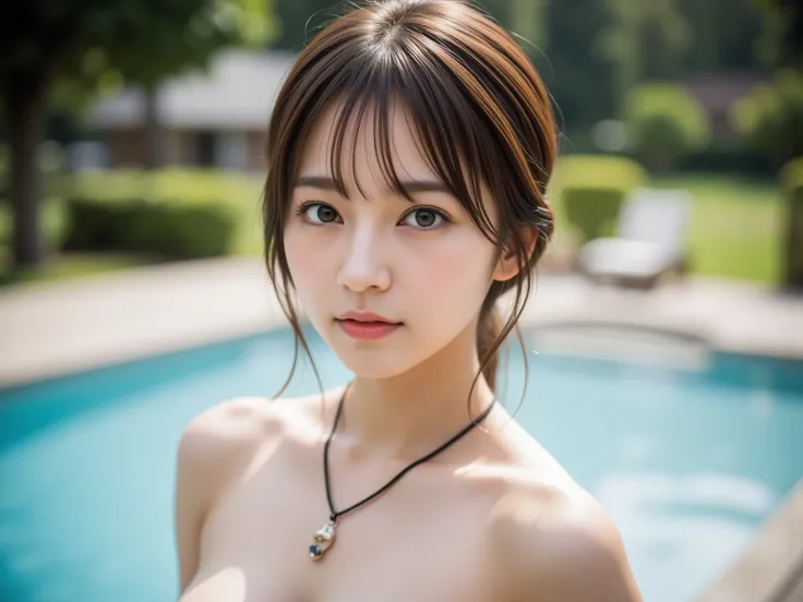 (greatest masterpiece,RAW photo,professional photography, portrait:1.3),double eyelid, long eyelashes,perfect Makeup,red cheeks,Realistic and beautiful skin,perfect anatomy,cute face,japanese idol,(perfect body,slender waist ,slim waist,very Beautiful brea...