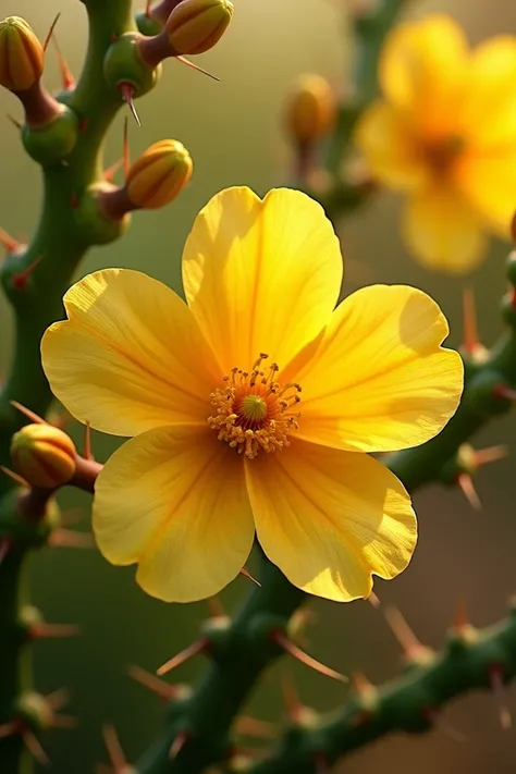 Flor de Parkinsonia aculeata