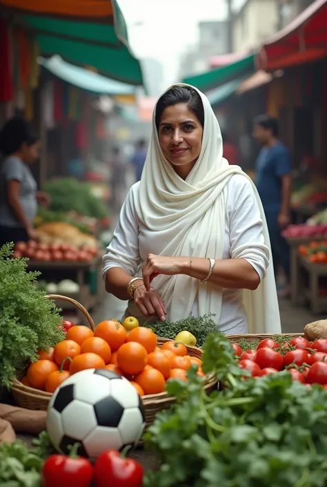 bangladesh pm messi is now selling vegetables.

