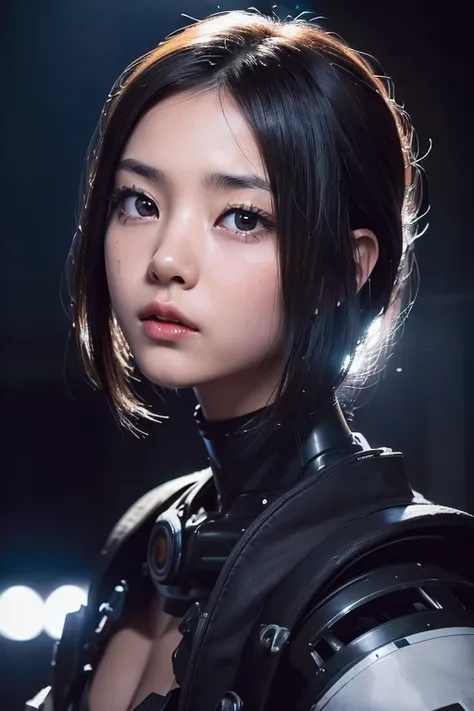 ((super-real photography: 1.5)), (photo realistic: 1.3), 
BREAK
A Japanese girl, ((A young girl robot: 1.5)), 
BREAK
((beautiful face: 1.5)), ((Super cute: 1.5)), ((well-balanced face)), longeyelashes, stunning big eyes, luscious glossy lips, black hair,
B...