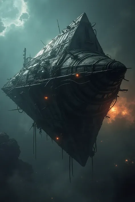 An airship built for combat
 OFF A COSMIC HORROR