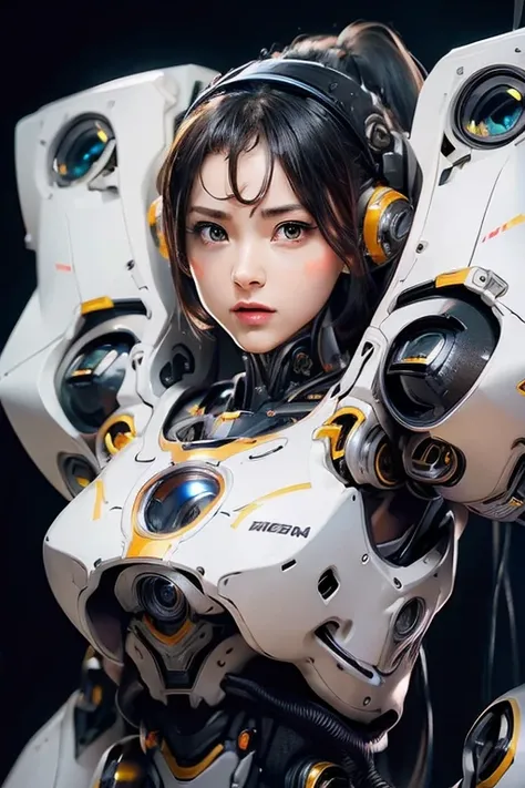 ((super-real photography: 1.5)), (photo realistic: 1.3), real photo, 
BREAK
A Japanese girl, ((A young girl robot: 1.5)), 
BREAK
((beautiful face: 1.5)), ((Super cute: 1.5)), ((well-balanced face)), longeyelashes, stunning big eyes, luscious glossy lips, b...