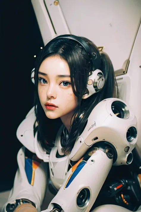 ((super real photography: 1.5)), ((photo realistic: 1.3)), real photo, 
BREAK
A Japanese girl, ((A young girl robot: 1.5)), 
BREAK
((beautiful face: 1.5)), ((Super cute: 1.5)), ((well-balanced face)), longeyelashes, stunning big eyes, luscious glossy lips,...