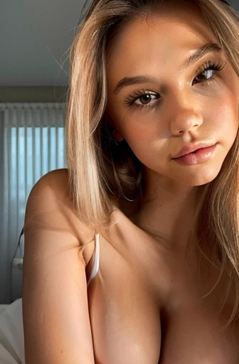 ALEXIS-REN,  Sexy nurse with the widest hips, nurse outfit, night shift, alone in an empty room, intense gaze, mouth open, deep blush