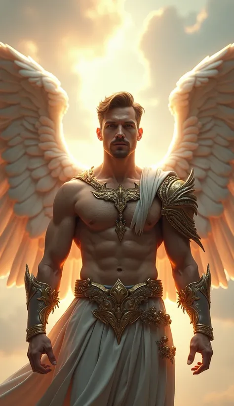 3D image of angel man