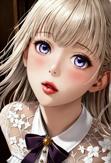 (XLabs F.1 Realism LoRA V1), Live-Action, Real, a cute young girl, beautiful Reflective eyes, beautiful detailed lips, extremely Delicate eyes and face, long eyelashes, sensual facial expression, mouth open, (8K HDR masterpiece), Super-detailed textures, N...