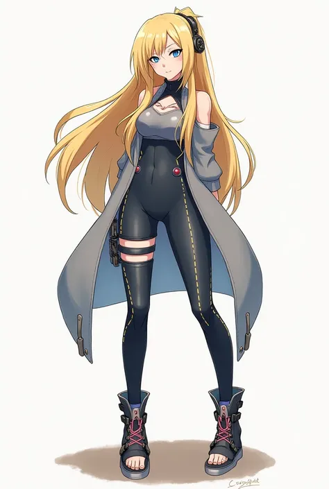 Ino Yamanaka wearing four-support leggings