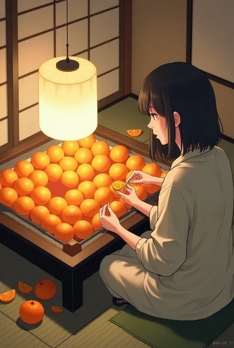 Kotatsu de tangerines