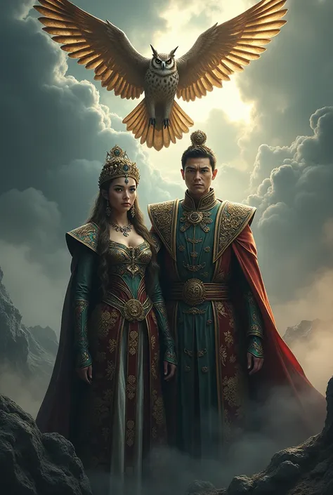 Empress emperor and owl archetype wallpaper image,Make them more powerful