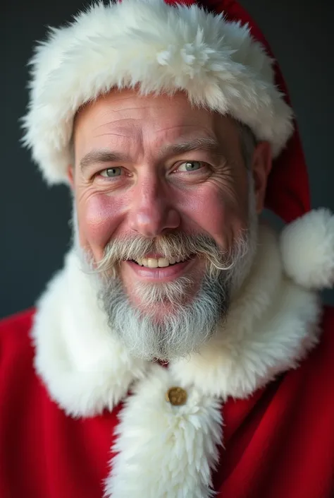 Sexy Young Santa Claus  profile picture candid close up shot no beard