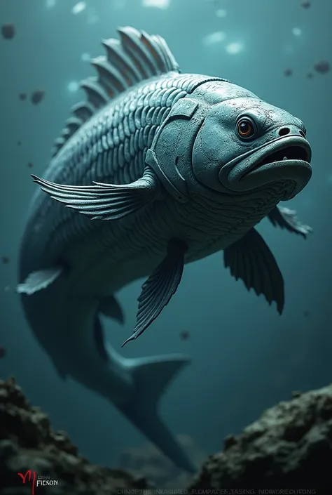 Make an ultra realistic warrior fish