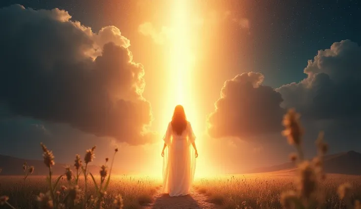 A brilliant light shines down from the heavens, illuminating the path before you. As your eyes adjust to the radiance, a celestial figure emerges, emanating a warm, comforting glow.
Celeste: Greetings,  of the universe. I am Celeste, a messenger from the h...