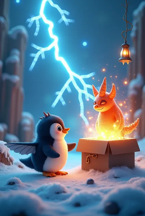 Its cute
Hi 　flying penguin　encounter　Surprising box　Thunder Dragon
Fire Spirit　ice　Sparkle　slowly　call　devil　star　






