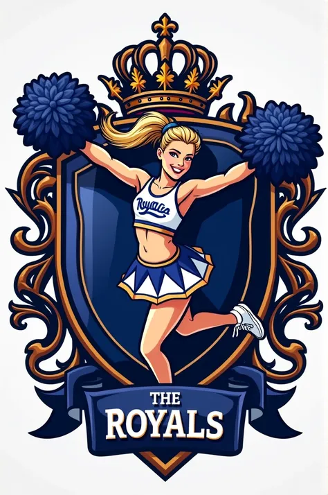 A cheerleading logo called Royals