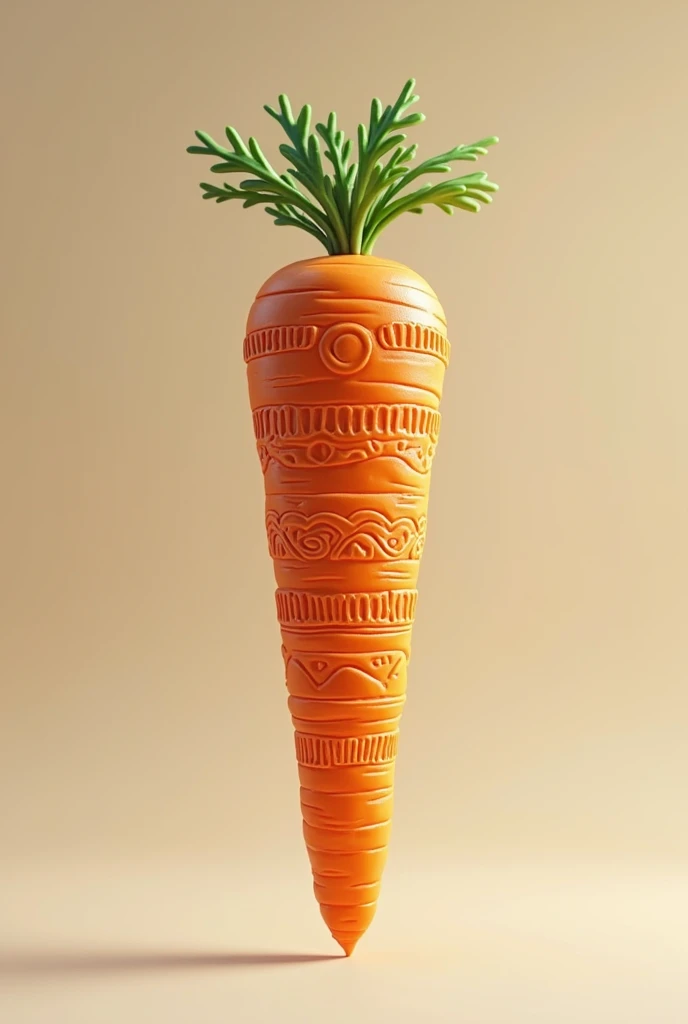 Carrot with Macedonian cut