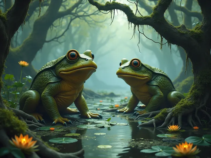 toads that are in the swamps