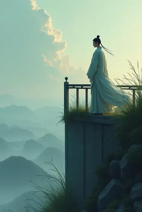  Im wearing Song Dynasty clothing ，And then I stood alone on a high tower.， A slight spring breeze blows head-on ， Im extremely farsighted ， Endless Sadness ， and the sky is bleak 。The setting sun shines obliquely，Grass Color Meng ， Who can understand my f...