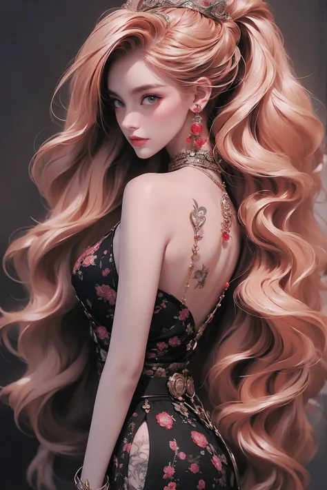 REALISTIC VISION 1.4, BETTER VAE,sharp focus, ultra detail, 32k,realistic photo, intricate details, kitsune, red hair, (red hair), black eyes, intricate details ,woman, nine tails, intricate details,intricate details,big , Voluptuous body, intricate detail...