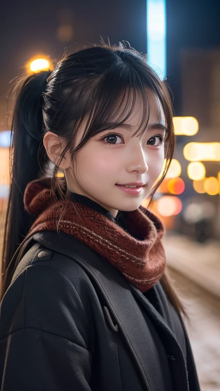 , long hair ponytail, hair in Prairie,(8k,  RAW photos ,  top quality, Must-have items:1.2), (reality,  Photorealistic:1.4), (Highly detailed 8k wallpaper),   sharp concentration,  the depth of the border is written ,  Cinematic Lights , Soft light, Detail...