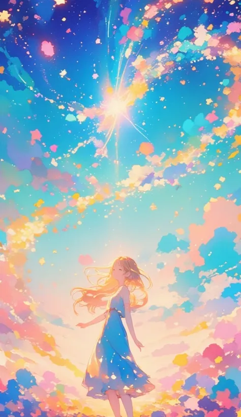 Bright Pastel Colors 、Scattering Dreams 、a lots star