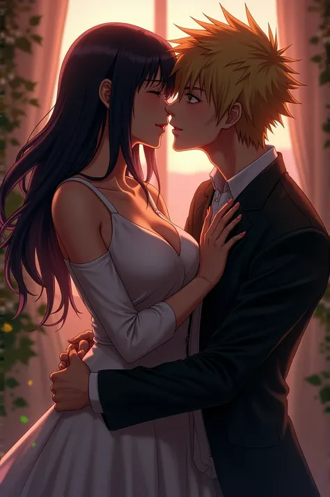 Hot big boobs Rukia kuchiki kissing ichigo korosaki from bleach 