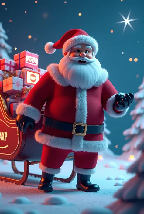 This year Santa Claus brings us nfts based on the cryptocurrency waxp