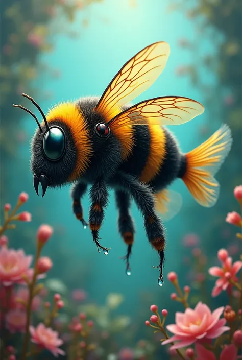 hybrid fish with garden bumblebee