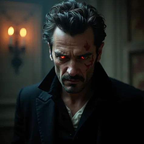 Claes Bang transform into a vampire 