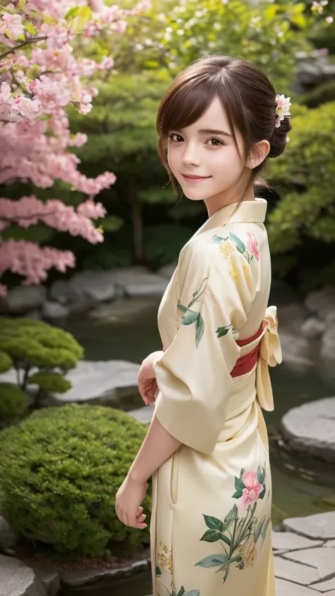   Emma Watson,  A girl is standing in a Japanese garden, (  high definition :1.3), (16k,   realistic  ,   RAW photos ,  Max image  : 1.4), (  one girl), (  realistic   Skin),   beautiful skin  , charm, 超  high definition,   high detail, (Drawn in detail), ...