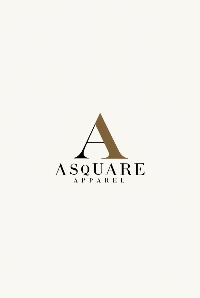 I want you to generate a creative logo for a cloth brand called "A square Apparel" the intention of the "A square" is the initials of the CEOs 4 sons which happens to start with A. Use a combination of text and icon to make the logo,  make it elegant add a...