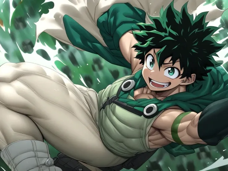 Izuku a bit muscular 
