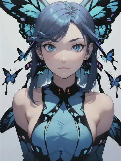 masterpiece, 8k quality, (absurdres, high resolution), (absurdres, super detailed), (absurdres, beautiful background, detailed background), (anime style:1.3), (colorful:1.3), (pastel colors:1.3)

BREAK Illustration of the butterfly-fairy (sapphire-blue hai...