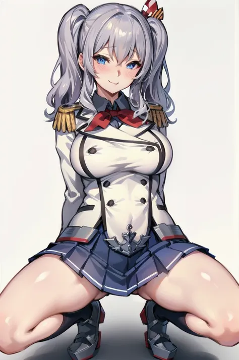 Open your mouth, big breasts ,blue eyes,BTPT-FC,Wide Hips,smile,Embarrassing, blush, Wide Hips,Open your mouth,Wavy Hair,alone,Kashima,Twin tails,Staring at the audience,
Silver Hair,Tsurime,Fleet Collection, smile,,Wide Hips, highest quality,White jacket,...