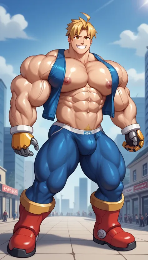  Highest Masterpiece, Max Image,8k, huge muscles, impending sexual activity, sc1er6 {x} mega man {x} sc1er6 {x} mega man {x} x} x} is a good idea,Chibi, bulging muscles ,A face in pain,Excessive sweating and drooling,Ejaculate forcefully, glossy skin, shin...