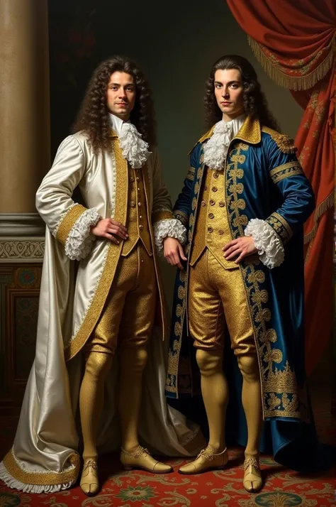 Louis XIV and his brother Duke Philippe 