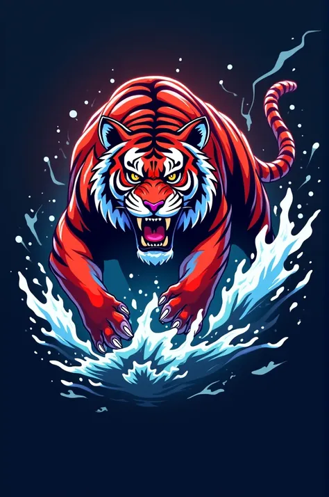 logo e.sport animals tiger epek water and lightning there is writing "bgs"