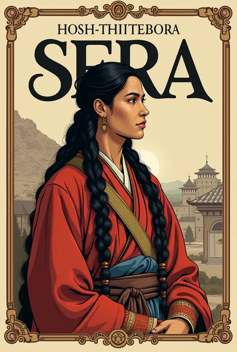 I WANT A FRAME FOR A ,  SERA MAGAZINE ABOUT THE HISTORY OF A PEOPLE. something formal