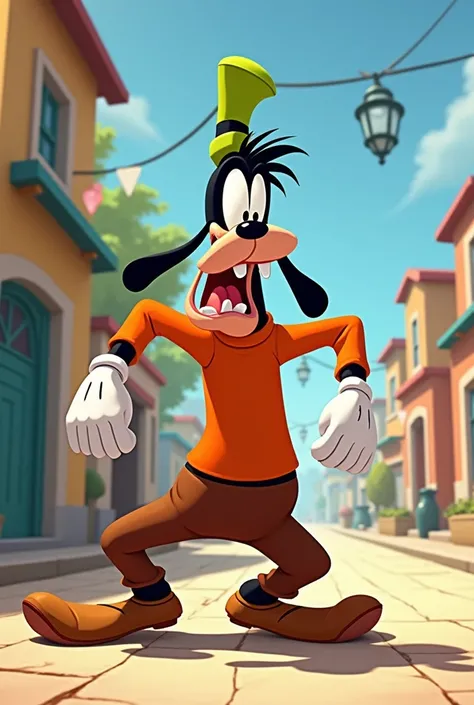 Goofy defeated