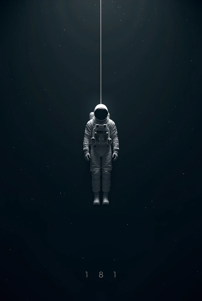 A man in space 