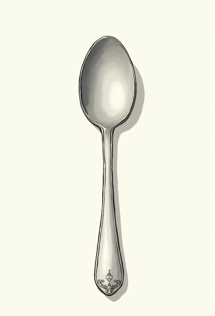 Illustrate a spoon