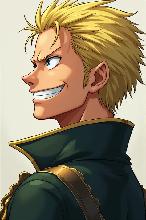 Roronoa zoro blond, petit sourire, de profil