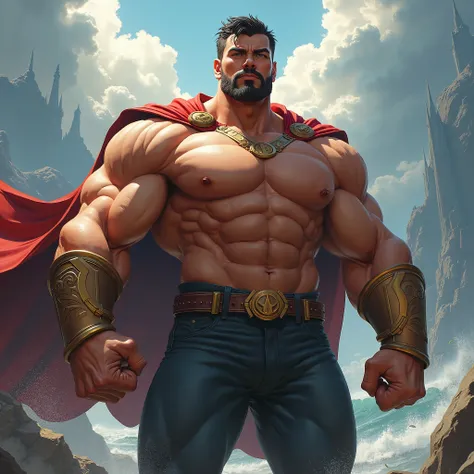 New muscular hero