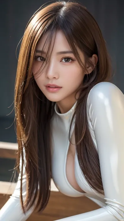 (RAW Photos:1.2)、Please redeem、Beautiful detailed girl、Face close-up、Tight latex suit、Latex bodysuit, Laughter、The eyes and face are very detailed.、Beautiful and delicate details、Large file sizes、High resolution、High resolution、More about 8k wallpaper、Very...