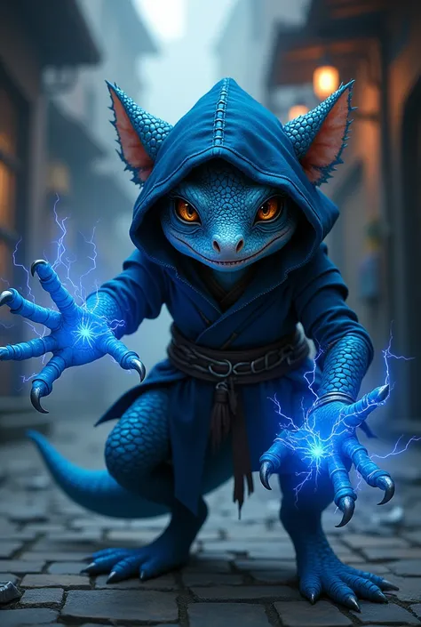 Blue Scaled kobold Assassin/Sorcerer