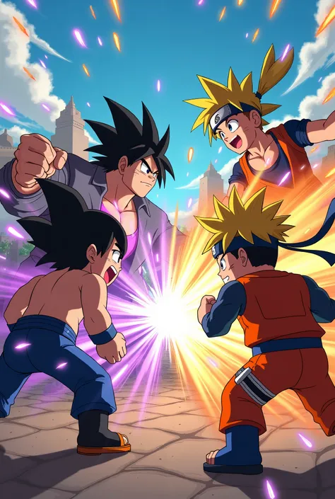 GENERATE ME FIGHTING BAKI ,joy,naruto,goku.TANJIRO BUT ALL IN ROBLOX STYLE