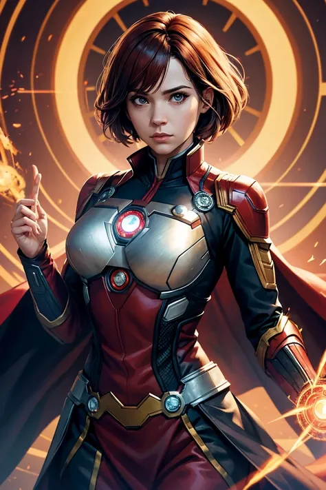 A female character that is a combination of Ironman and Doctor Strange