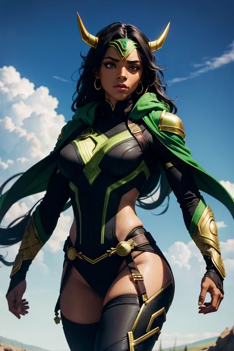 A black female Loki