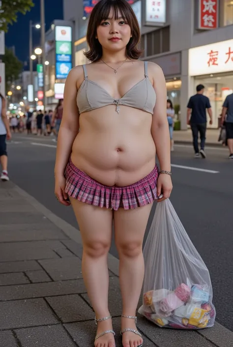 NSFW,
photography, film, depth of field, realistic skin texture, realistic photography,
(one girl, junior idol, teenage girl, Japanese girl, runaway girl),
messy hair, cute face, looking at camera, full body,
she is wearing a necklace, (stained camisole, s...