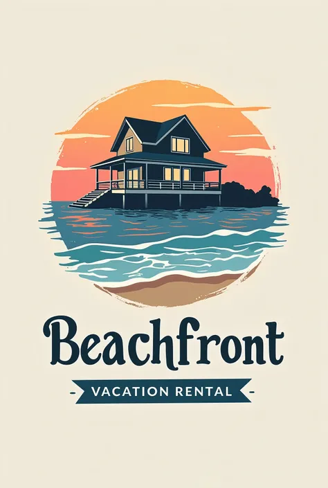 Beach house rental logo