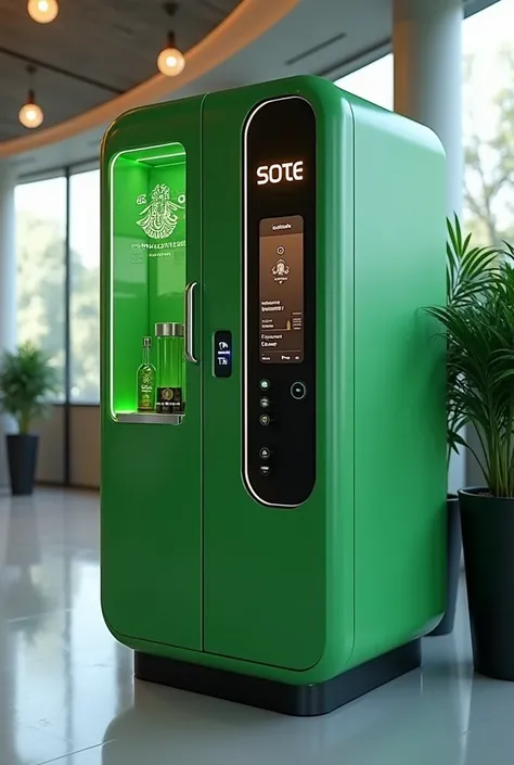 Green Coffee Vending Machine